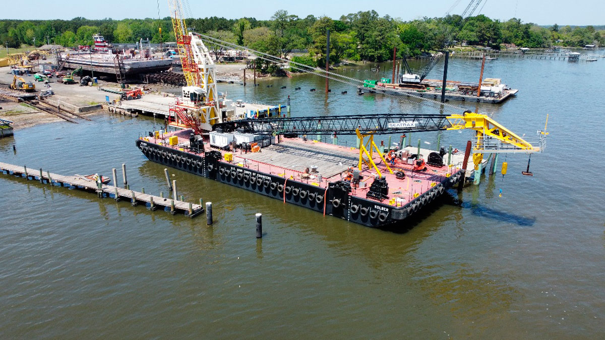 MTI SPECIALIZES IN BARGE AND COMMERCIAL MARINE CONSTRUCTION